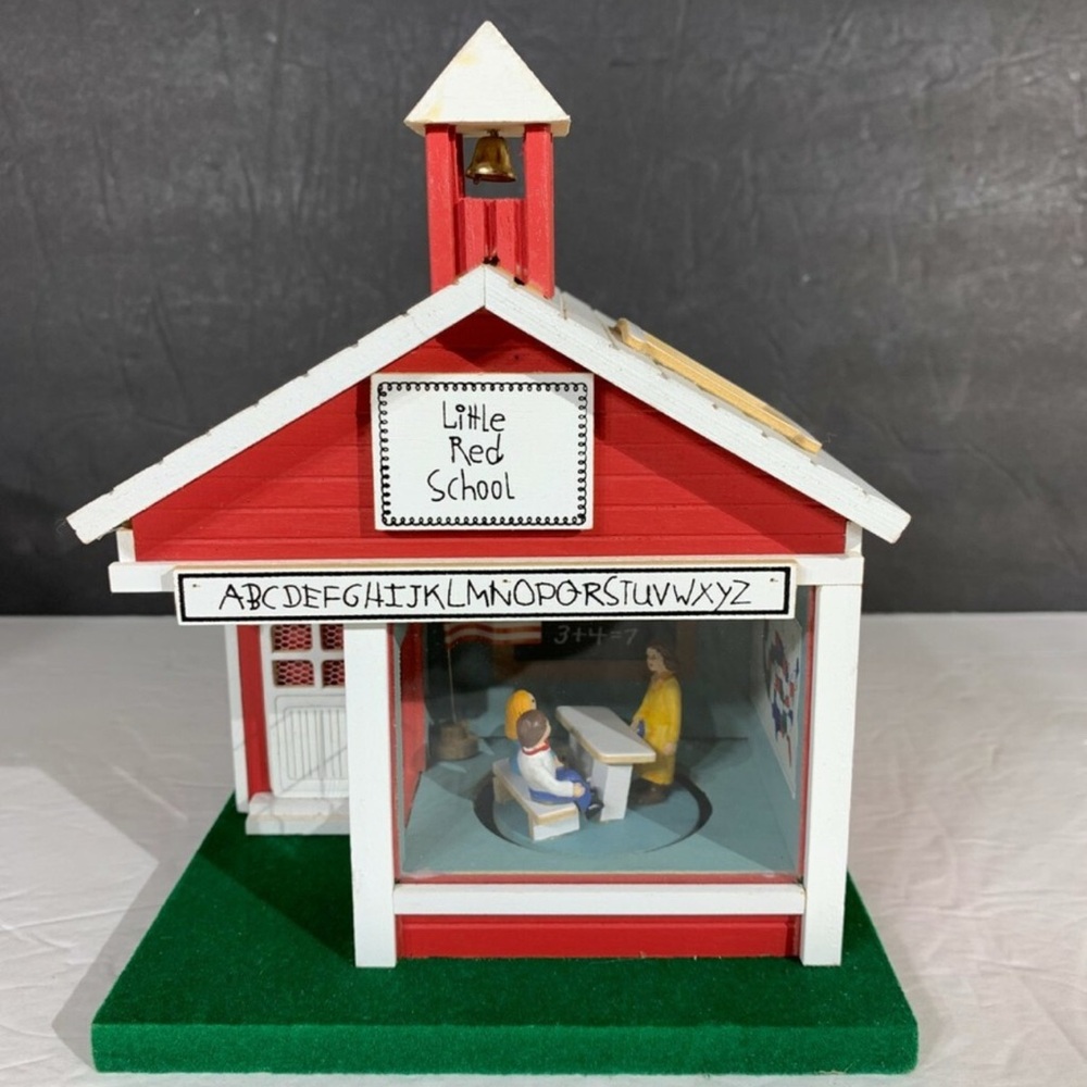 Little Red Schoolhouse" music box.